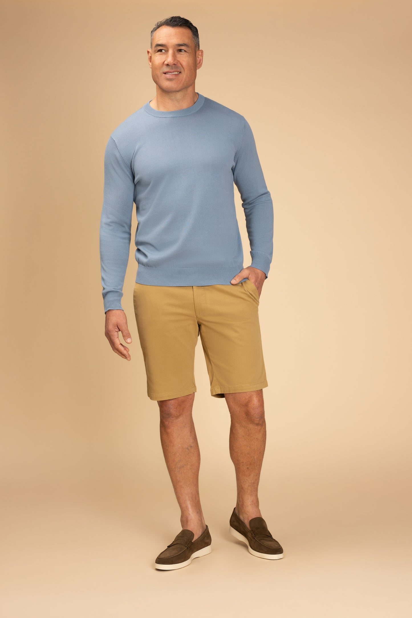Rembrandt - Como Crew Neck - Dusty Blue