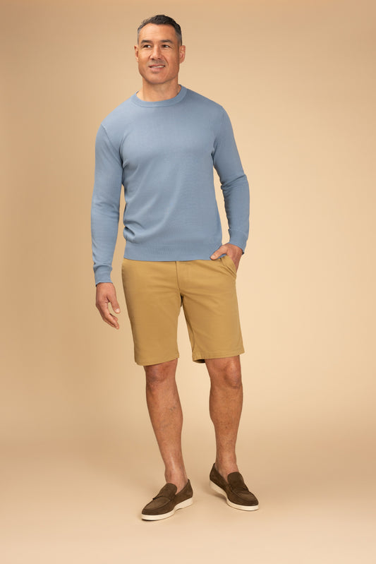 Rembrandt - Como Crew Neck - Dusty Blue