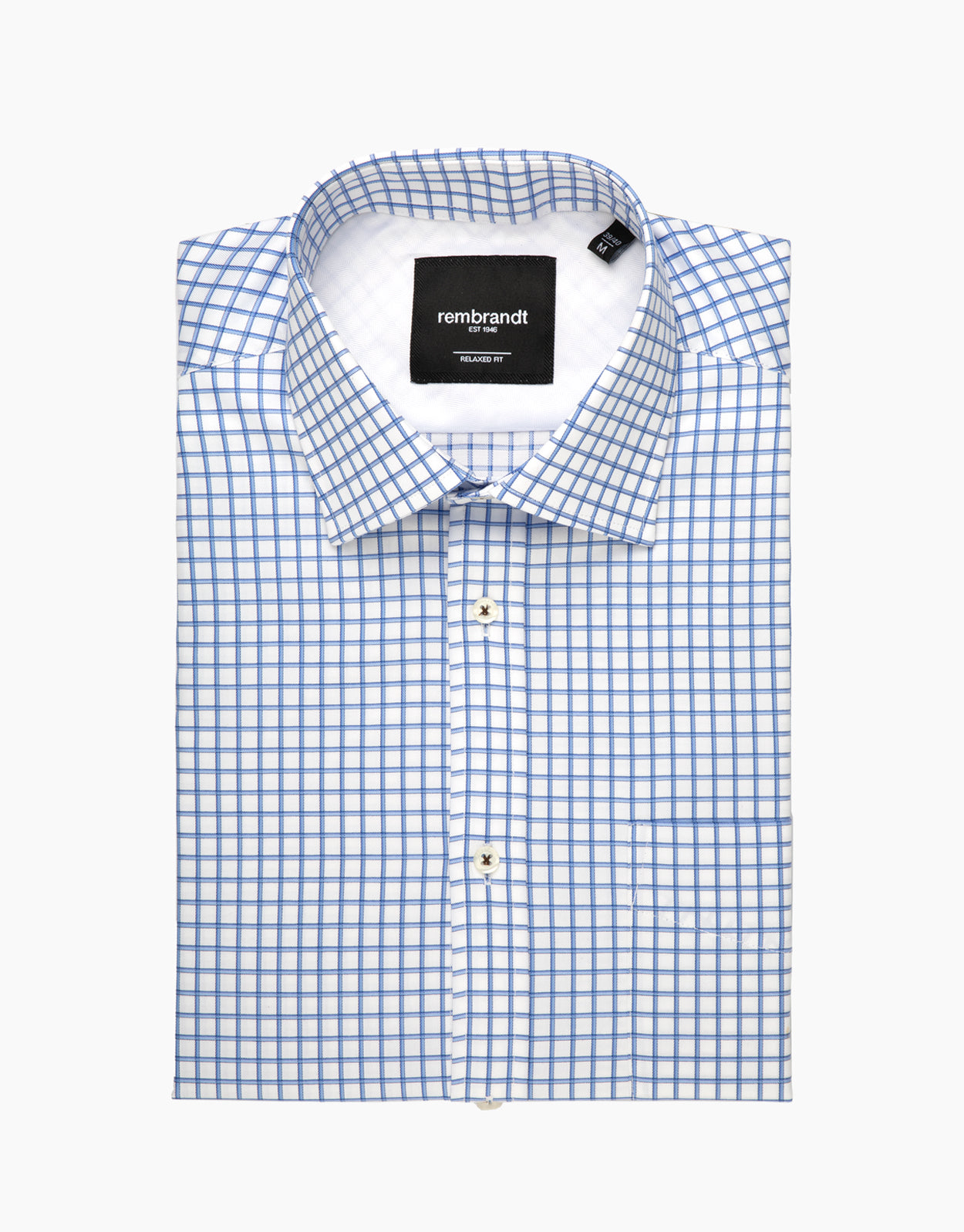 Rembrandt - Sinatra Shirt - Blue Shadow Check
