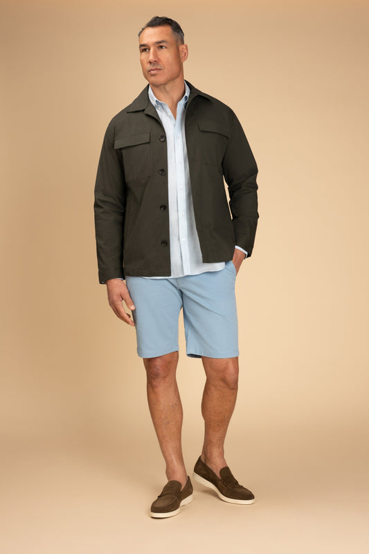 Rembrandt - Devonport Khaki Green Cotton Shirt Jacket