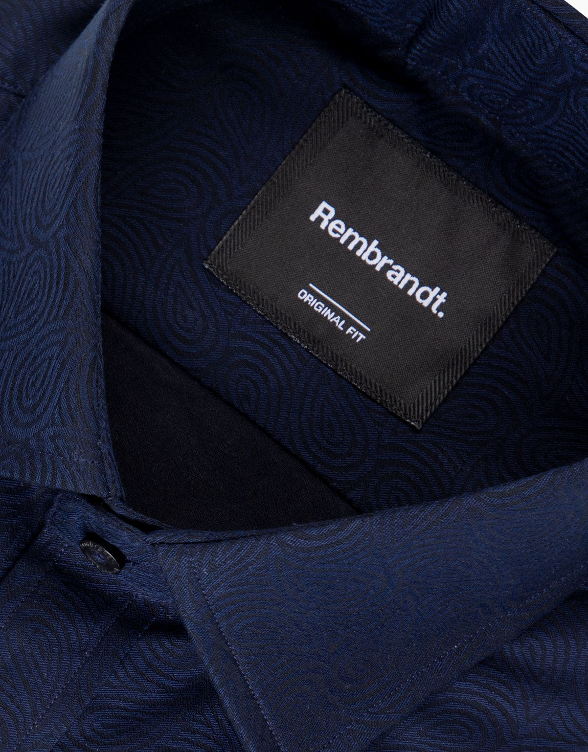 Rembrandt - Barbican Shirt - Navy Jacquard