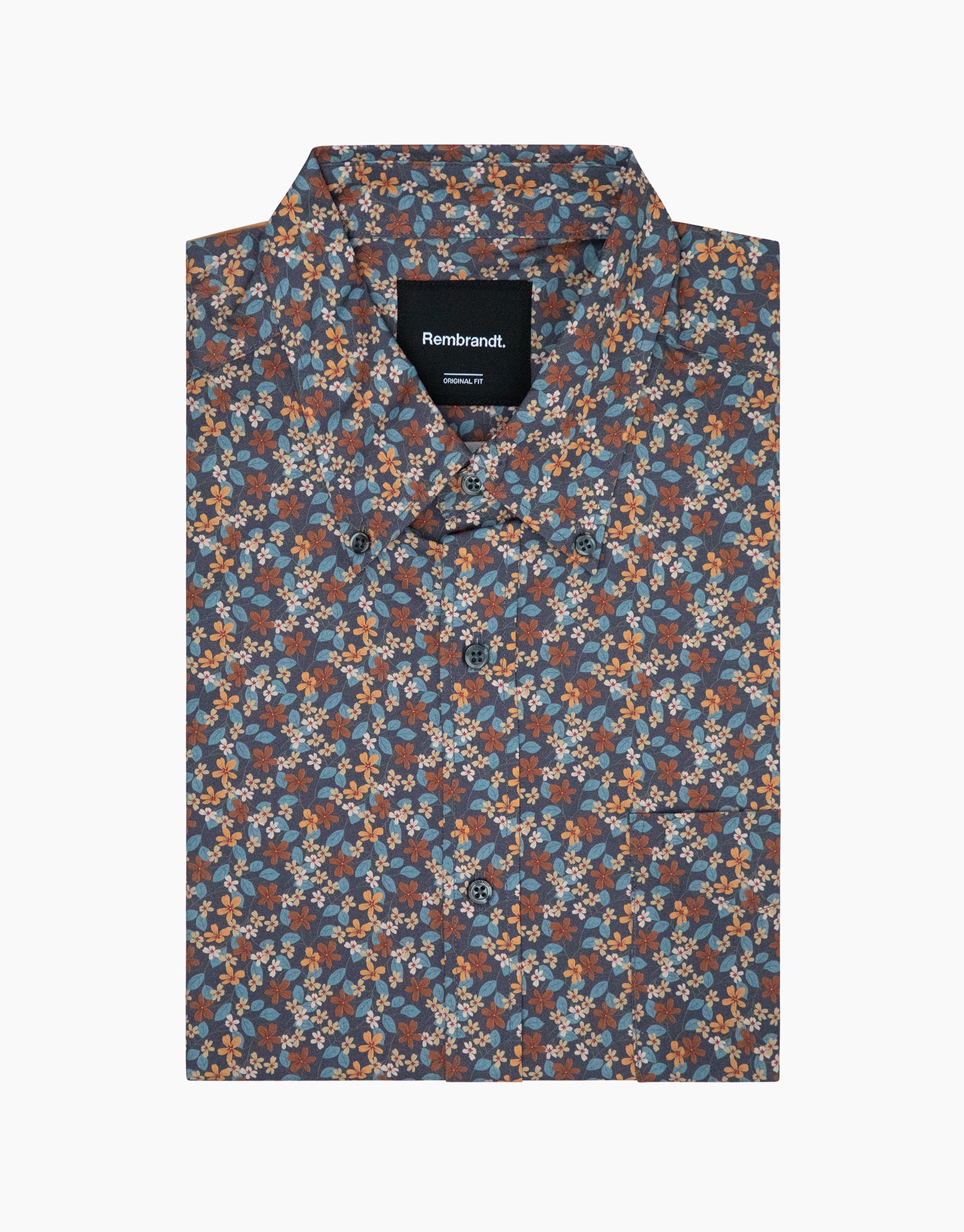 Rembrandt - Ohope Shirt - Dark Floral Print
