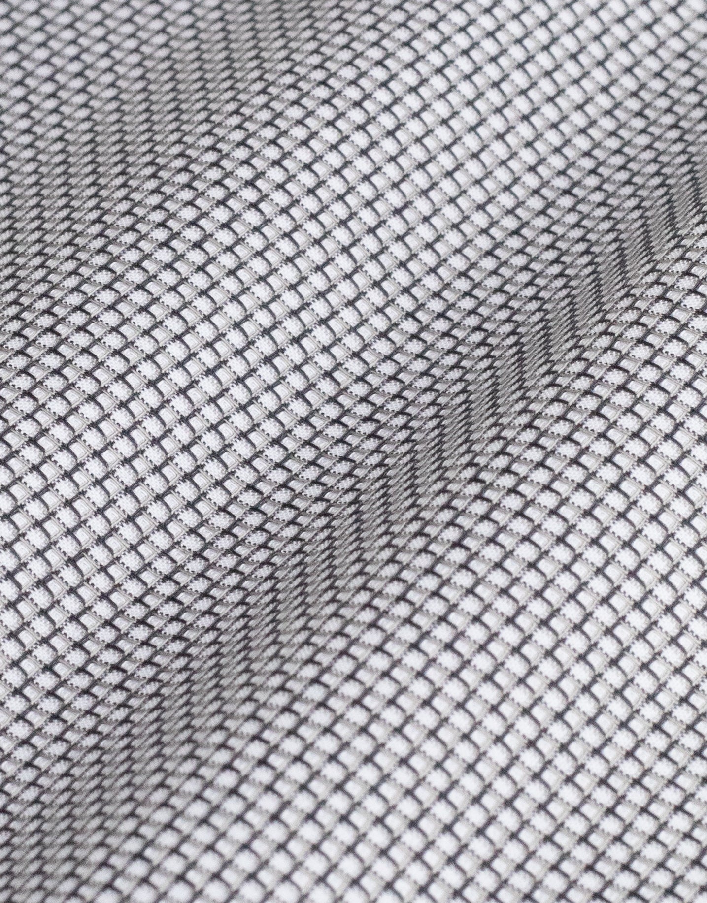 Rembrandt London Shirt - Grey & Navy Textured