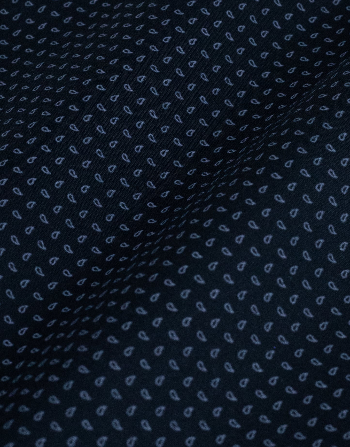 Rembrandt - Sinatra Shirt - Navy Micro-Paisley