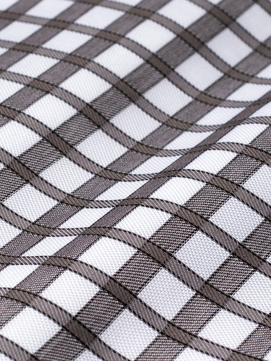 Rembrandt - Sinatra Shirt - Taupe Brown Check