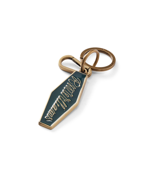 R. M. Williams - Rope Logo Enamel Keyring - Pine