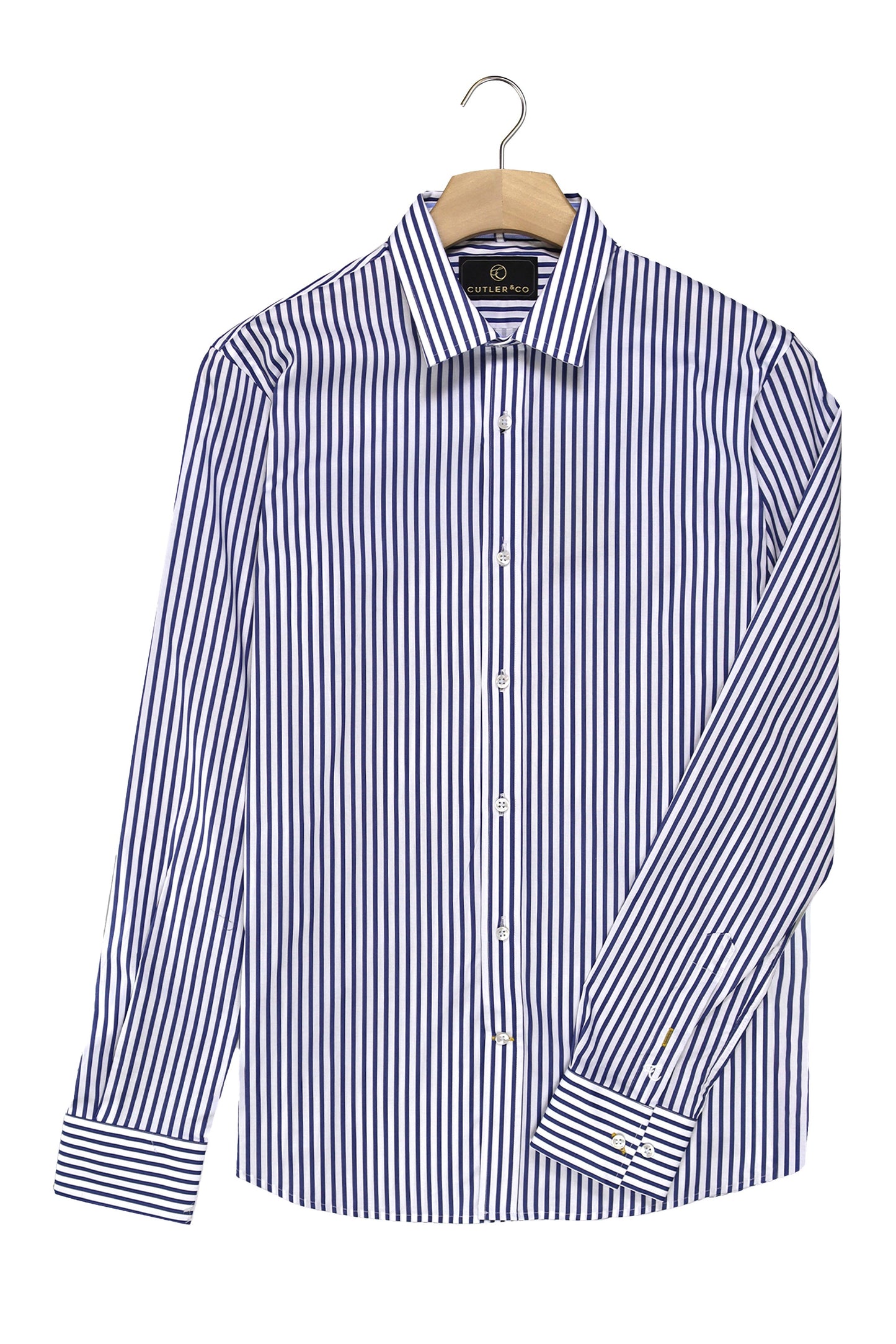 Cutler & Co - Blake Striped Shirt - French Navy