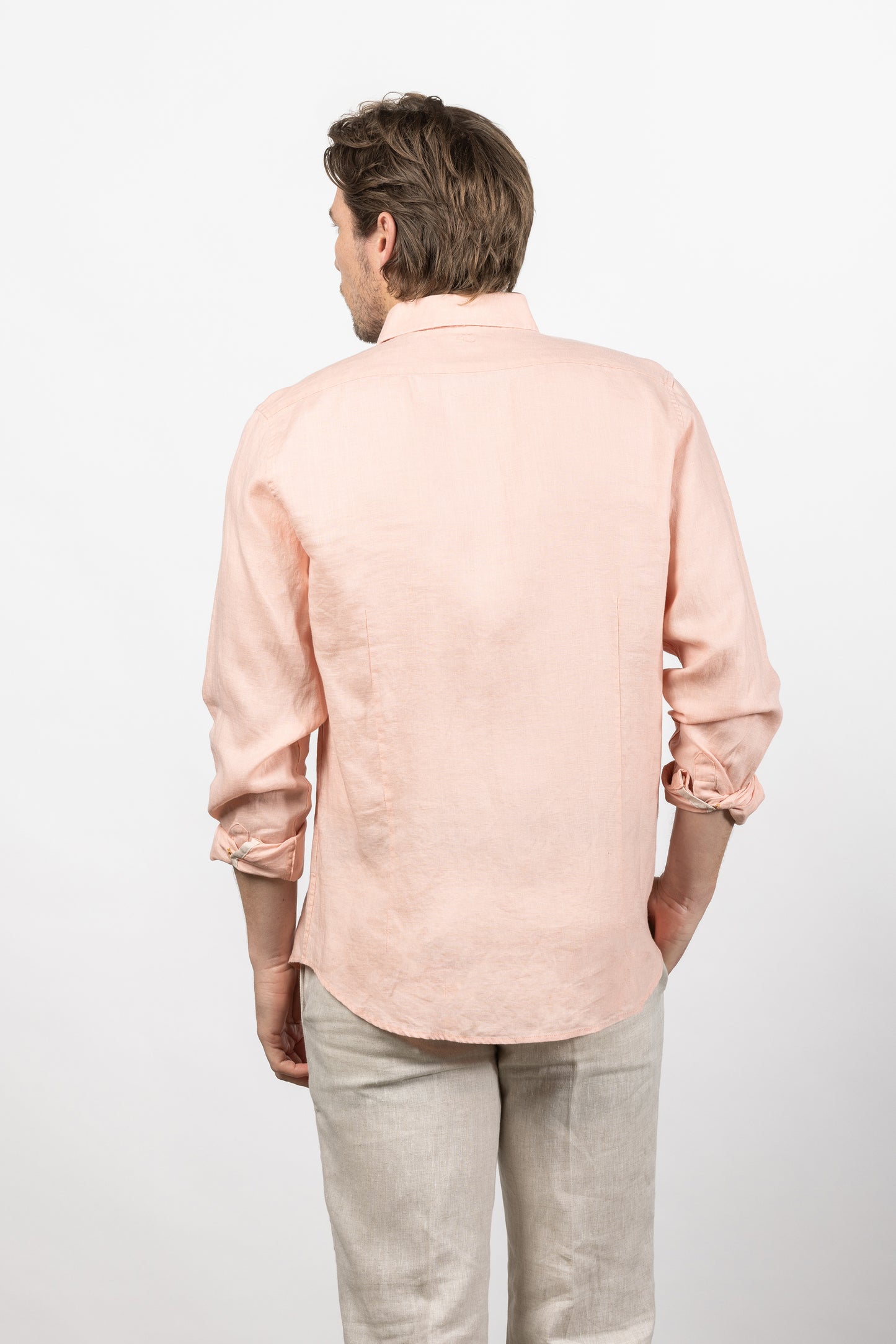 Cutler & Co - Blake Linen Shirt - Soft Pink or Blue