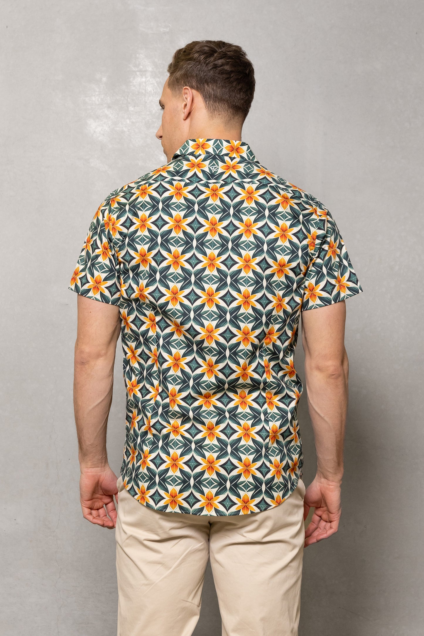 Cutler & Co - Brody Short Sleeved Shirt - Jungle