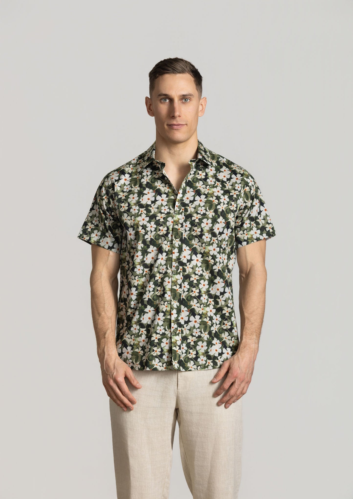 Cutler & Co - Brody Short Sleeved Shirt - Clover