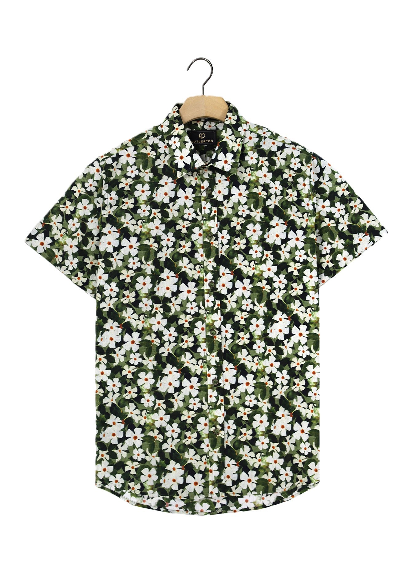 Cutler & Co - Brody Short Sleeved Shirt - Clover