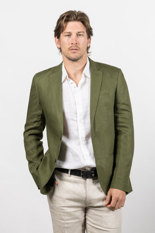 Cutler & Co - Johnson/Heaton Blazer - Chocolate or Lichen