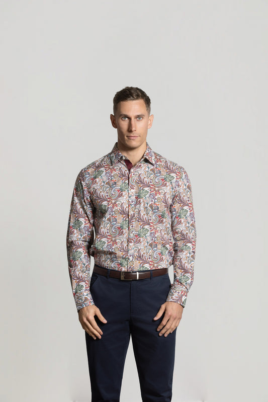 Cutler & Co - Clyde Shirt - Fern Paisley