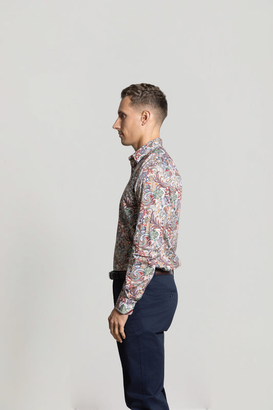 Cutler & Co - Clyde Shirt - Fern Paisley