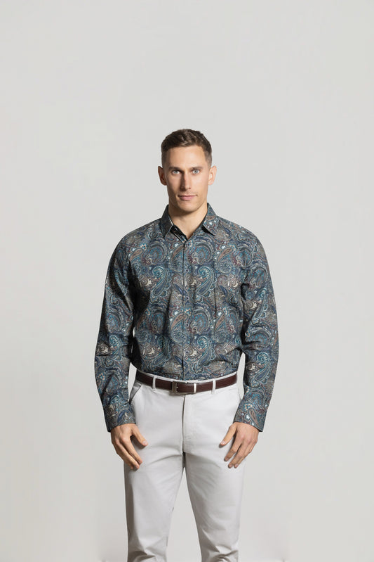 Cutler & Co - Blake Corduroy Shirt - Sea Blue