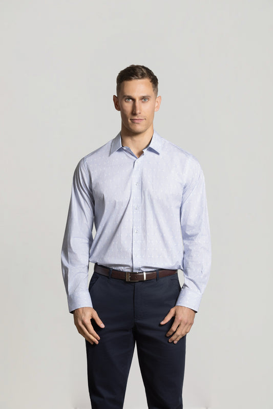 Cutler & Co - Blake Shirt - Blue Geo