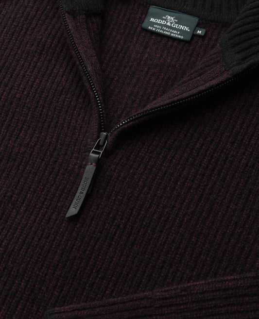 Rodd & Gunn - Robbies Road Knit - Black Fig