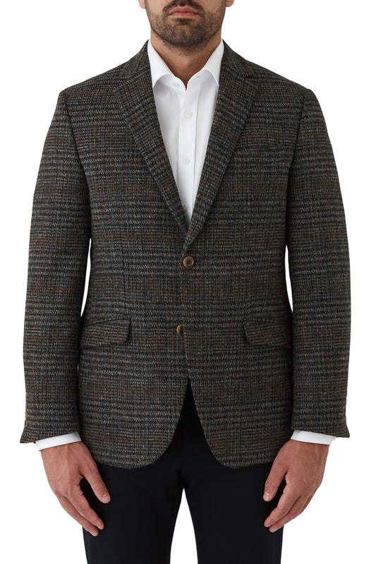 Cambridge - Harris Tweed Jacket - Khaki/Brown