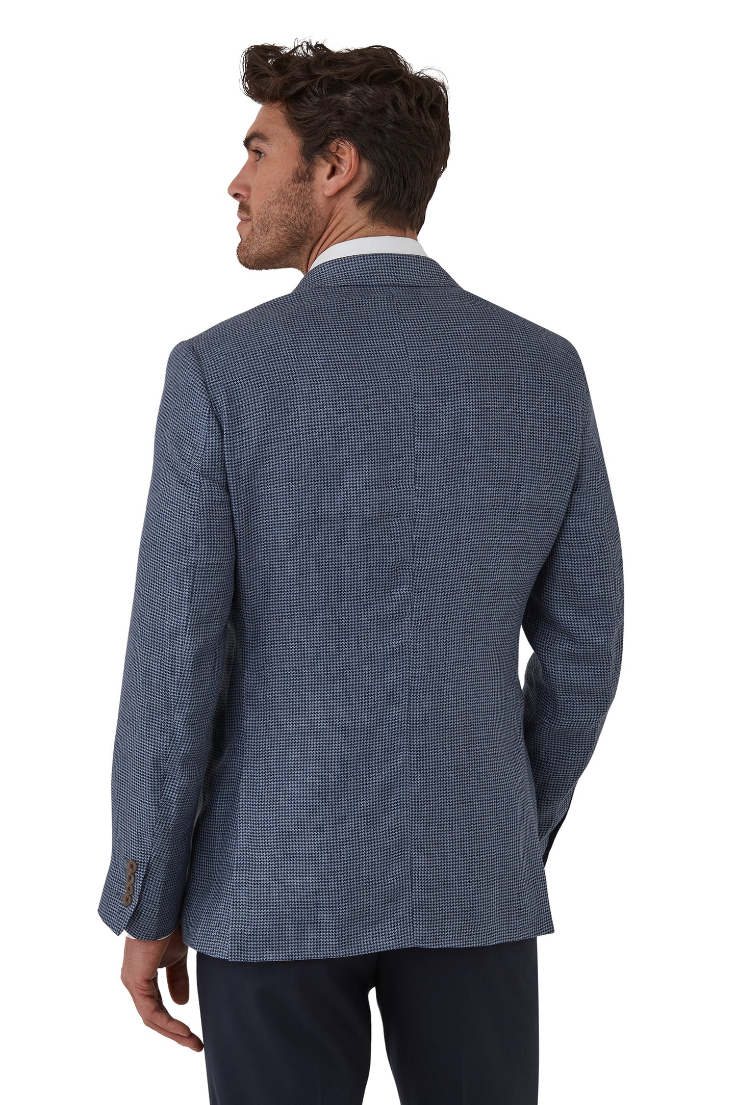 Cambridge - Auburn Jacket - Steel Houndstooth