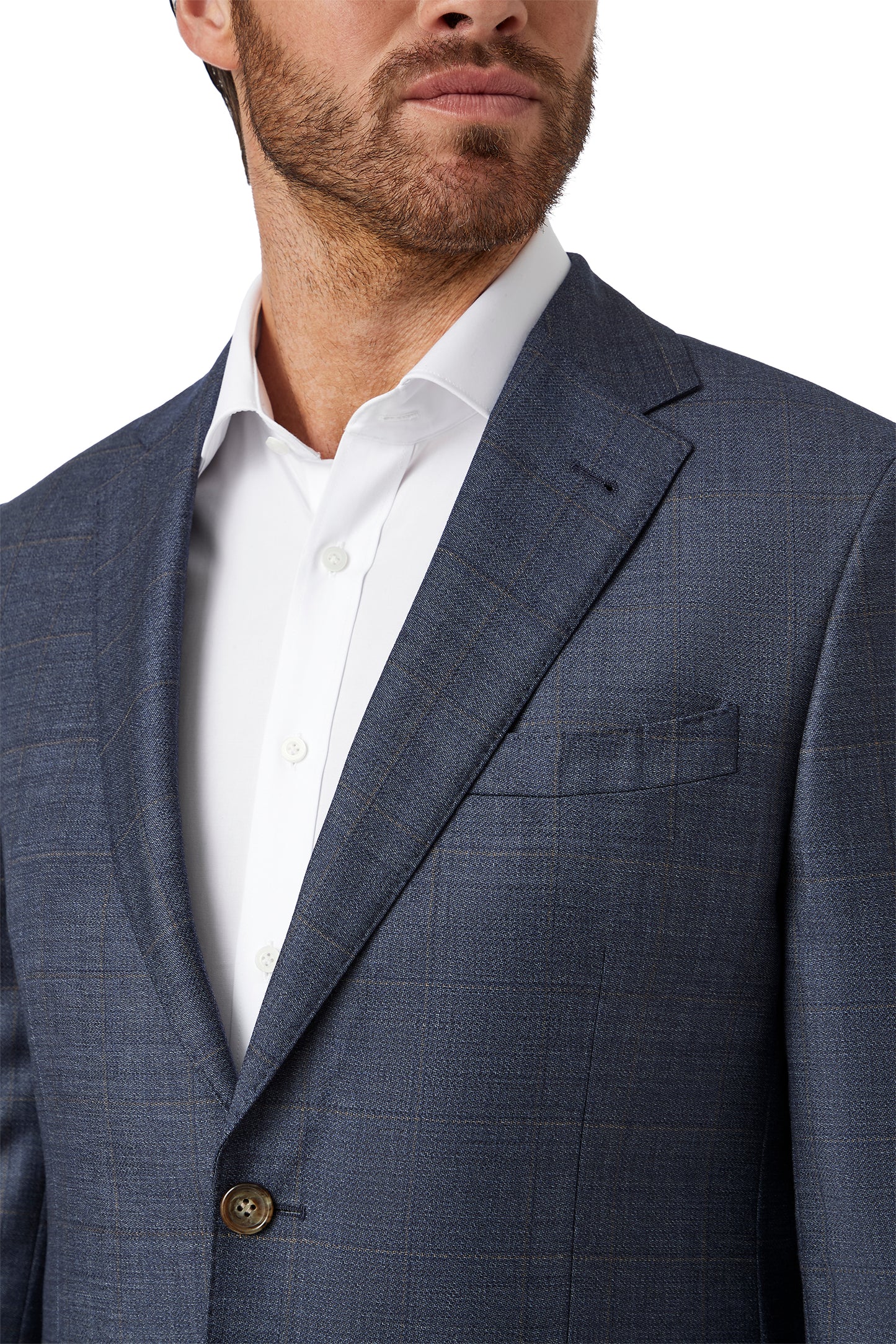 Cambridge - Kensington/Mitcham Suit - Denim Check