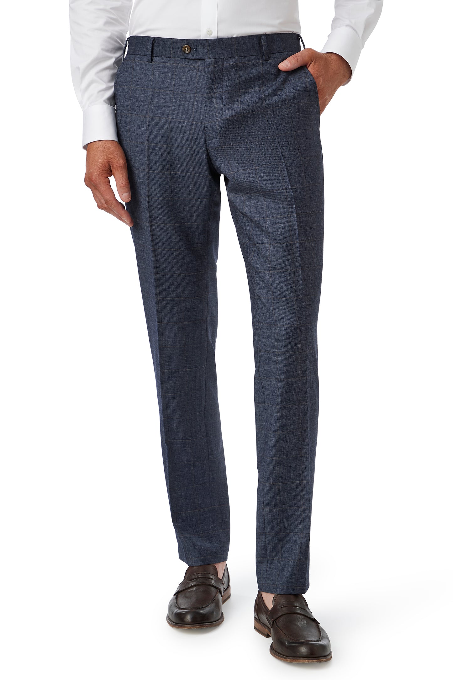 Cambridge - Kensington/Mitcham Suit - Denim Check
