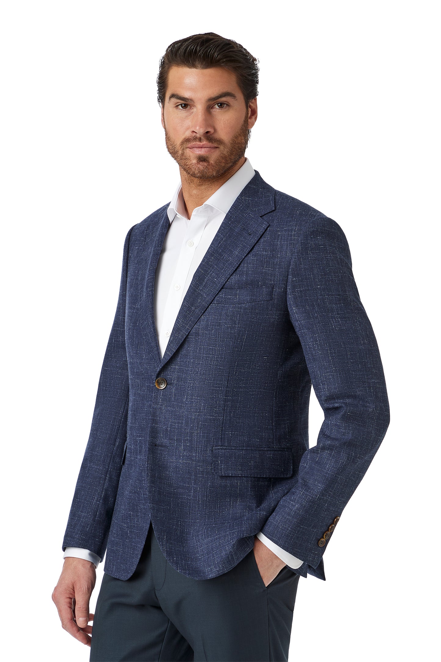 Cambridge - Hawthorn Jacket - Navy Slub