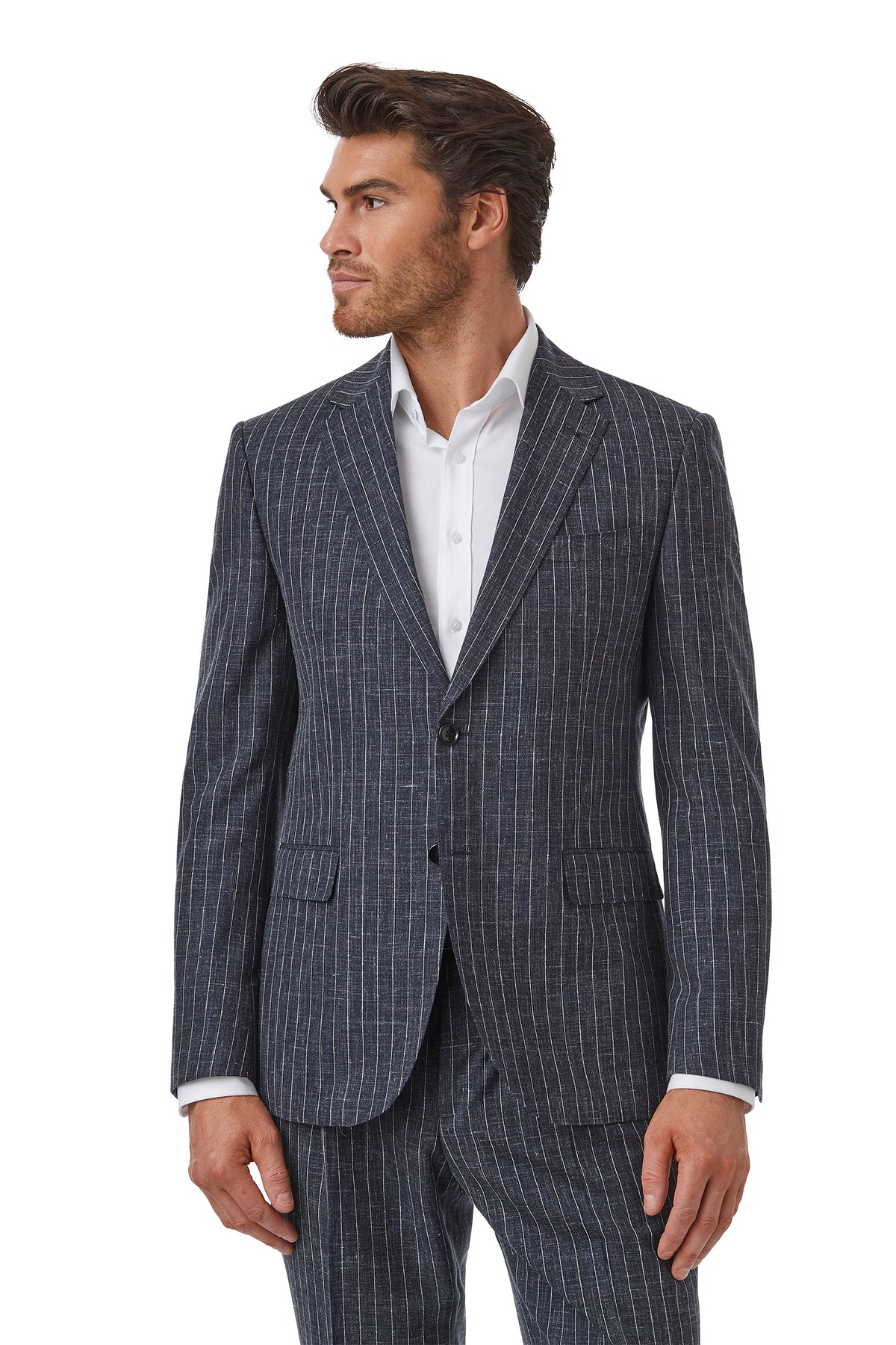 Cambridge Clothing - Kensington Jacket - Navy Pin Stripe