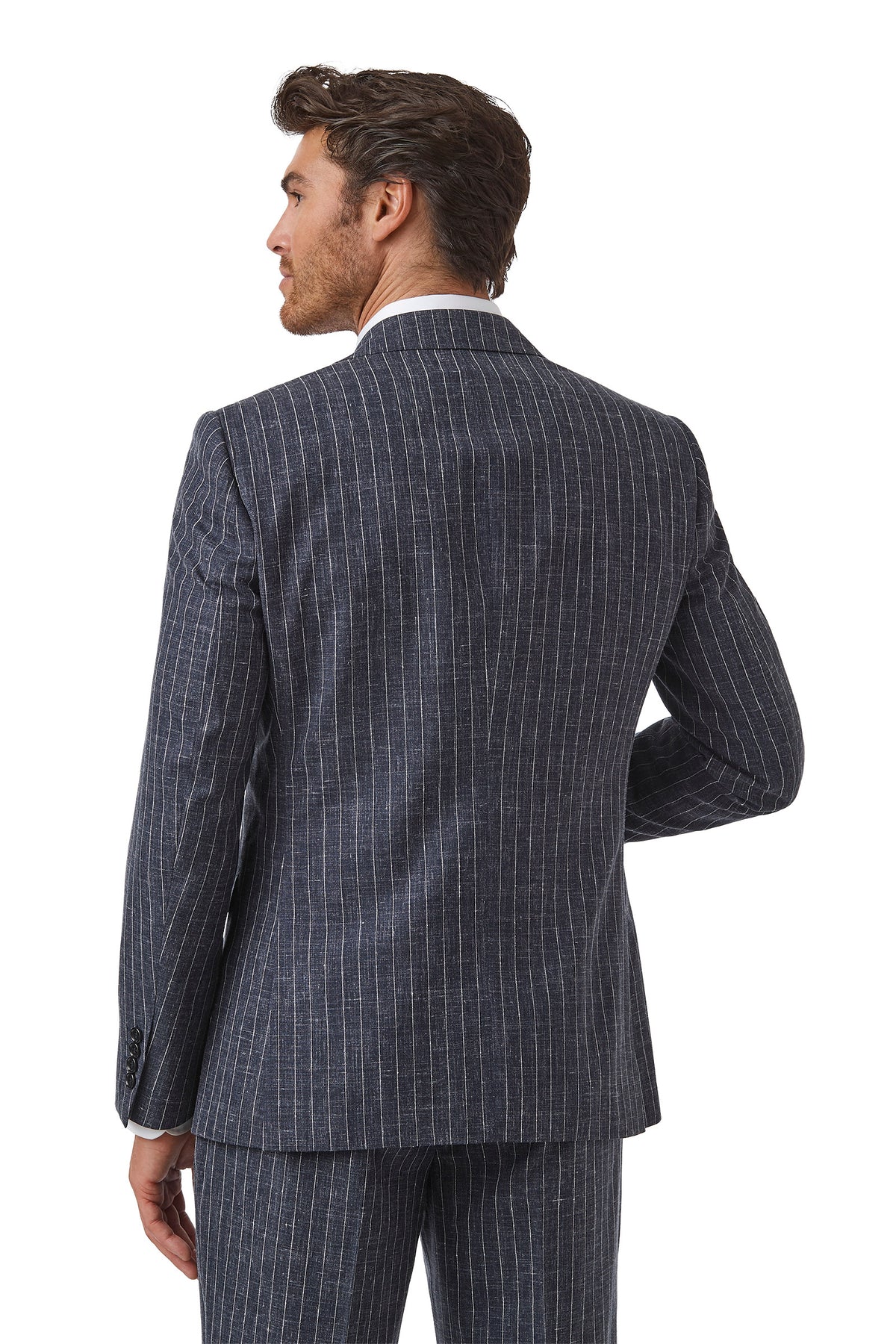 Cambridge Clothing - Kensington Jacket - Navy Pin Stripe