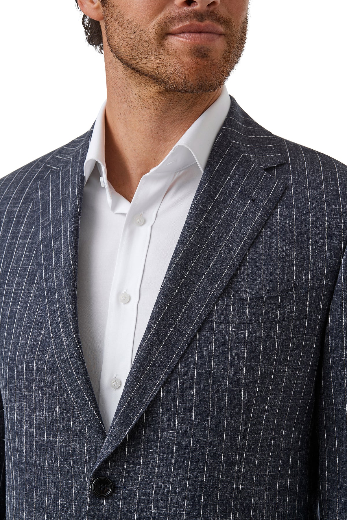 Cambridge Clothing - Kensington Jacket - Navy Pin Stripe