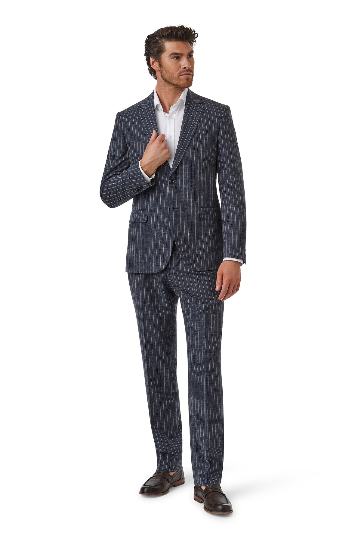 Cambridge Clothing - Kensington Jacket - Navy Pin Stripe