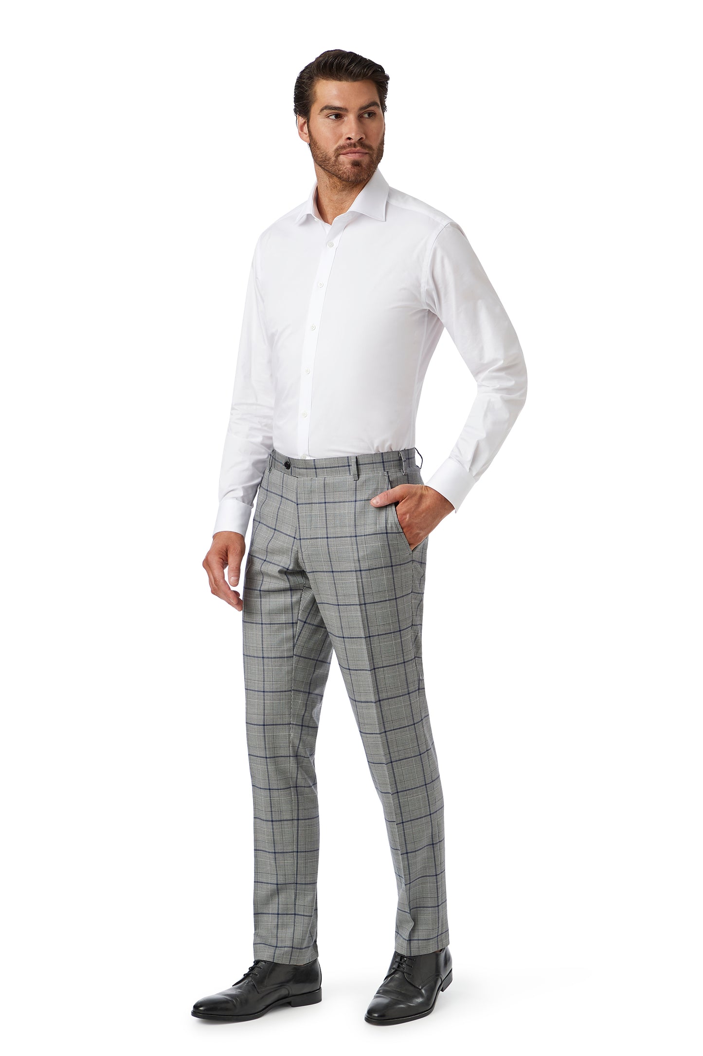 Dom Bagnato - Stefano/Fabio Suit - Navy/Grey Check