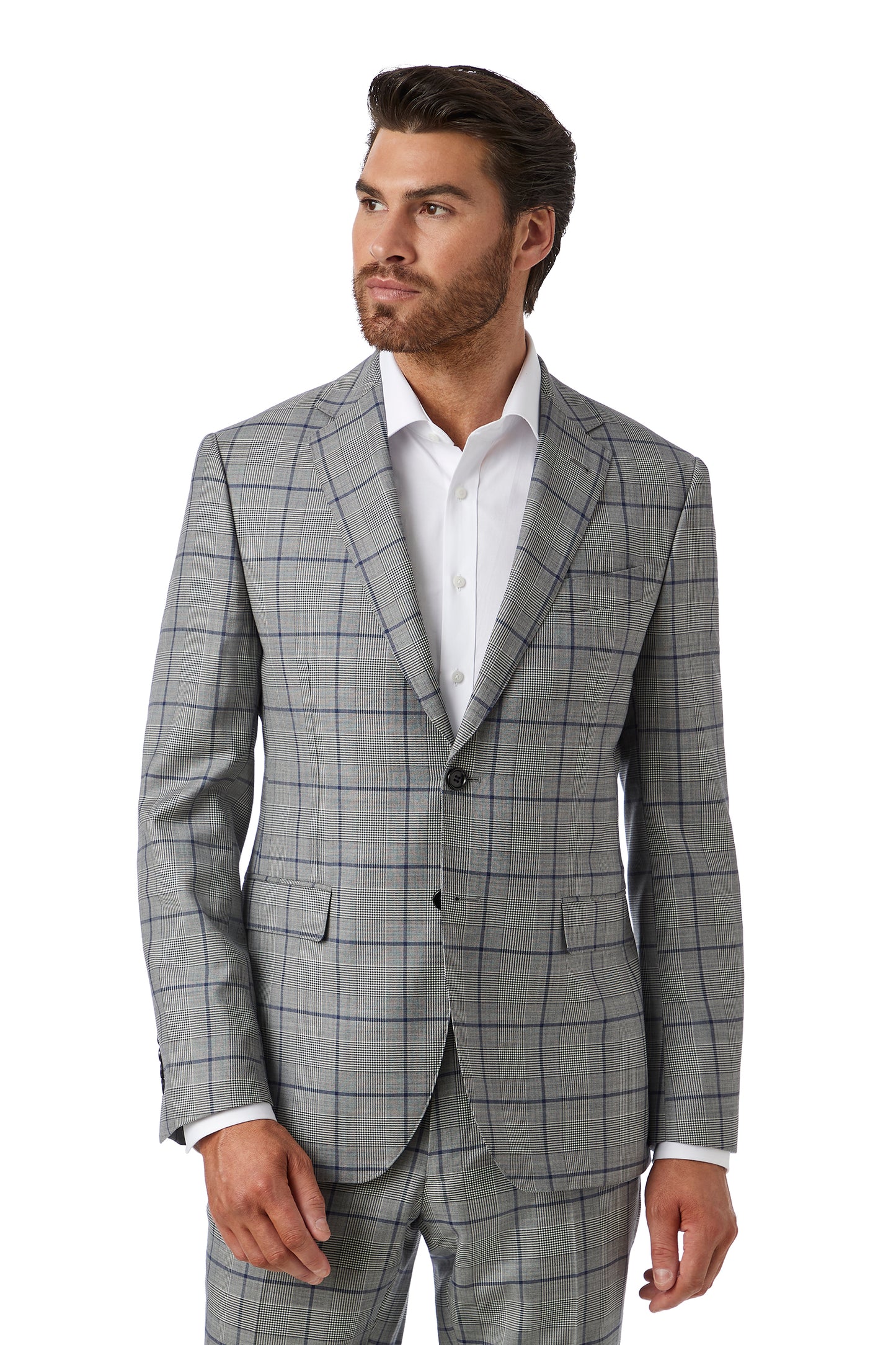 Dom Bagnato - Stefano/Fabio Suit - Navy/Grey Check