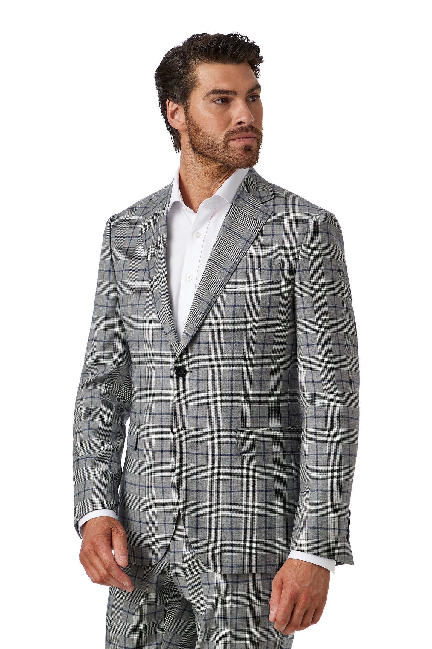 Dom Bagnato - Stefano/Fabio Suit - Navy/Grey Check
