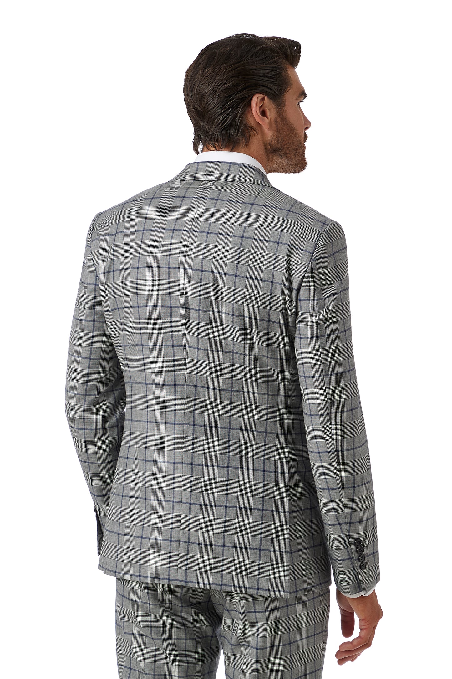 Dom Bagnato - Stefano/Fabio Suit - Navy/Grey Check