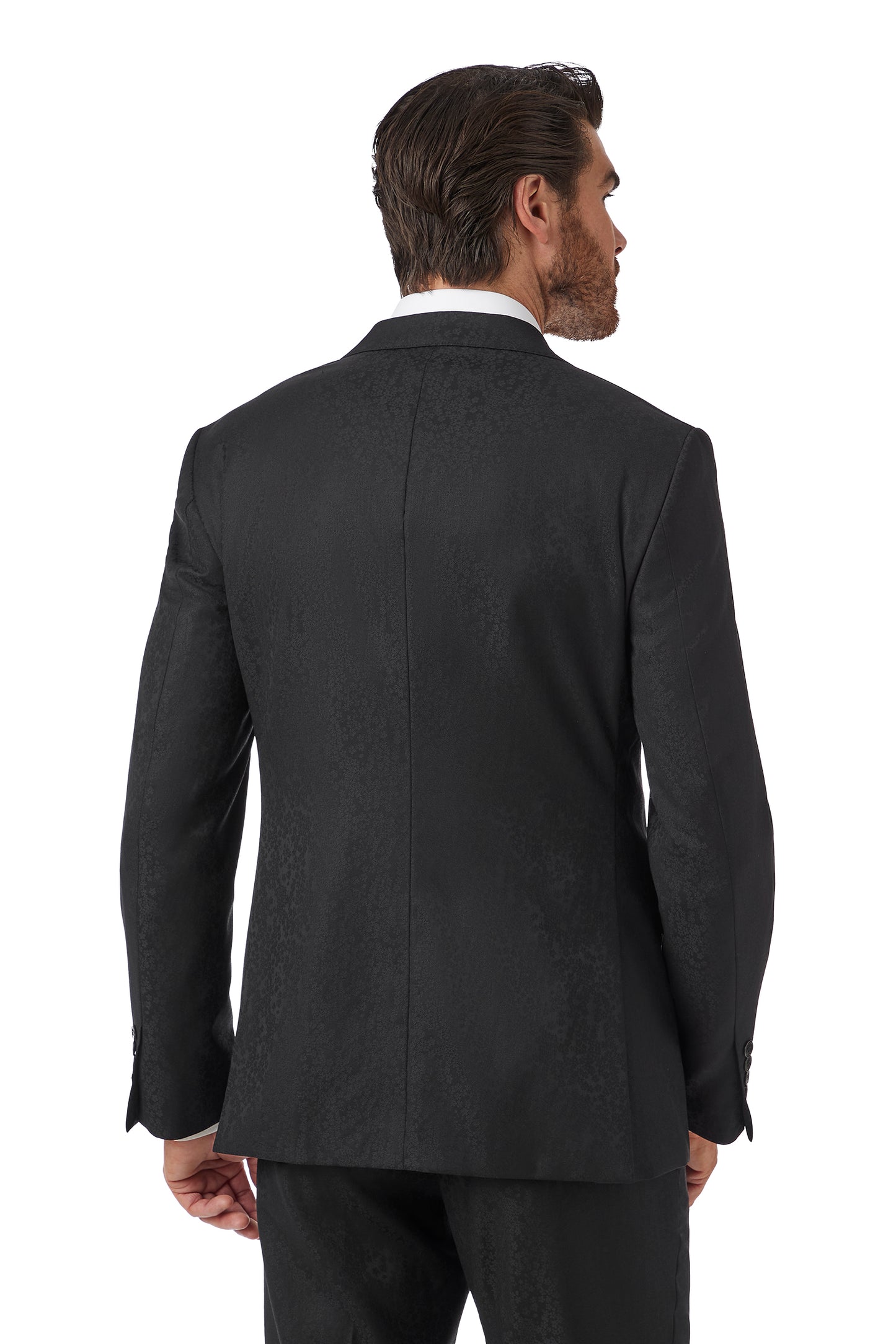 Dom Bagnato - Stefano Jacket - Black Self Patterned