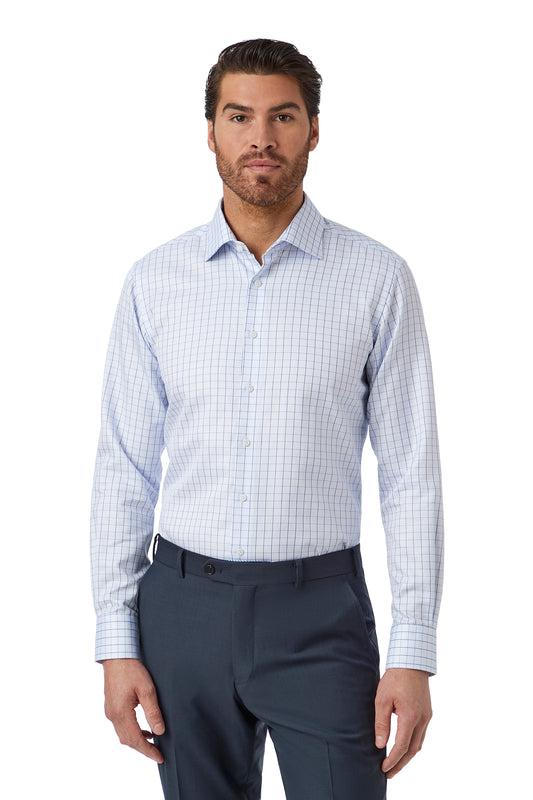 Dom Bagnato - Marcell Shirt - Light Blue Check