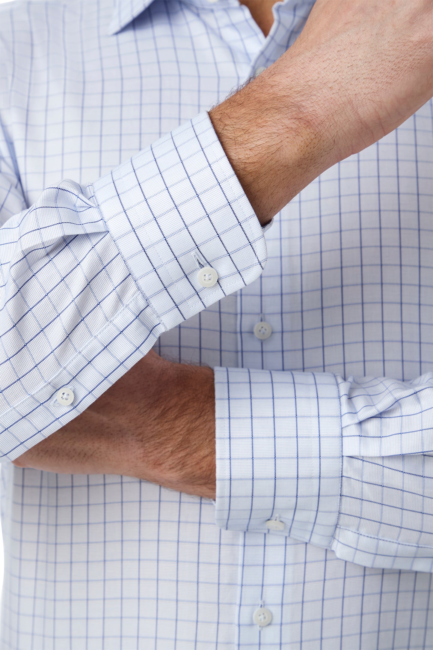 Dom Bagnato - Marcell Shirt - Light Blue Check