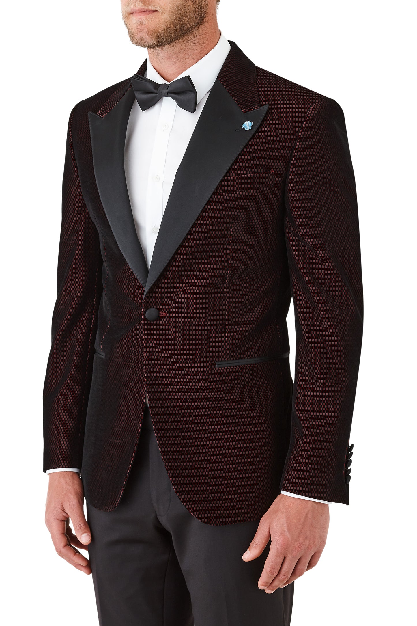 Gibson - Barlow Jacket - Burgundy Velvet