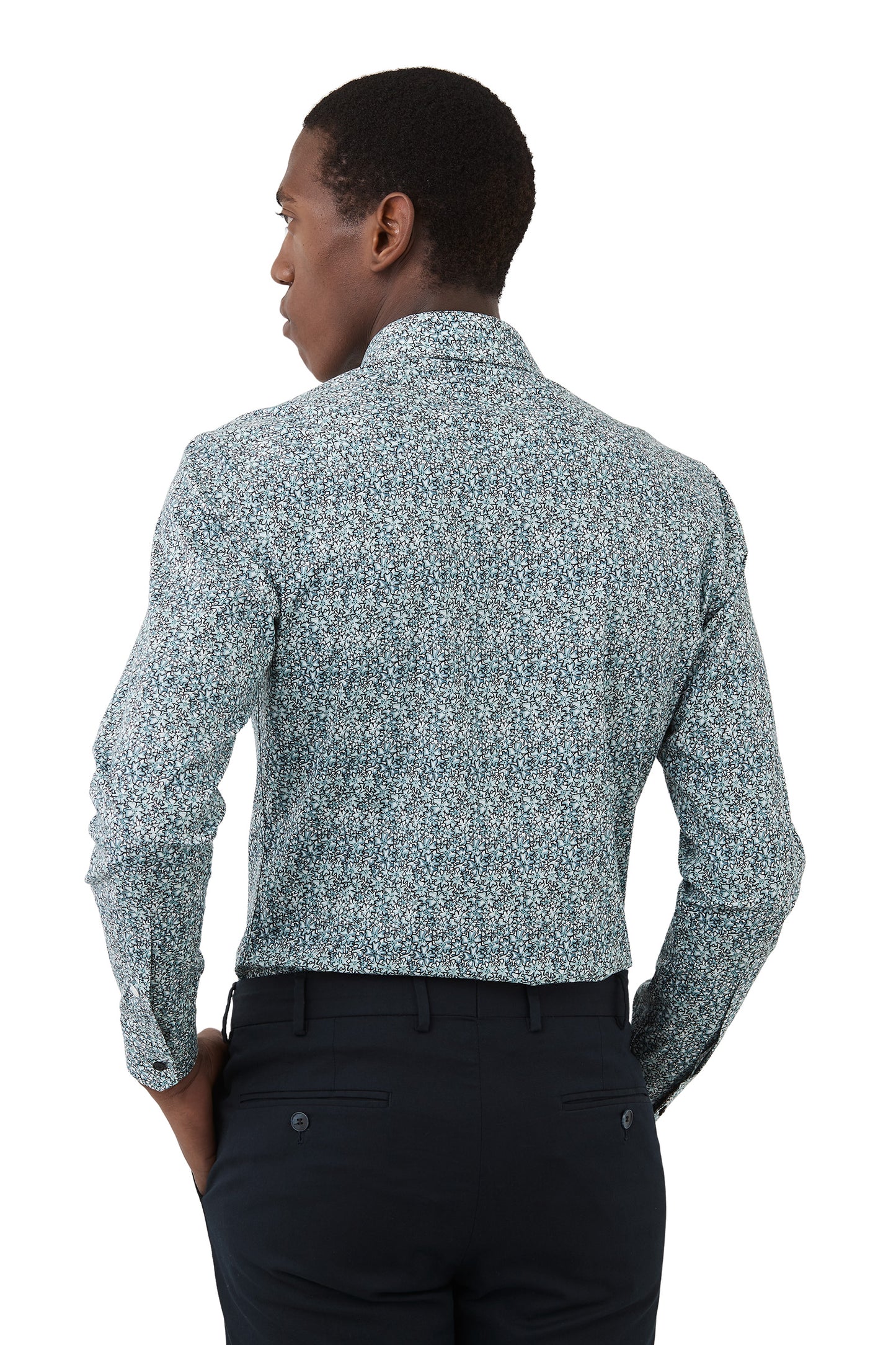 Gibson - Motion Shirt - Mint Floral