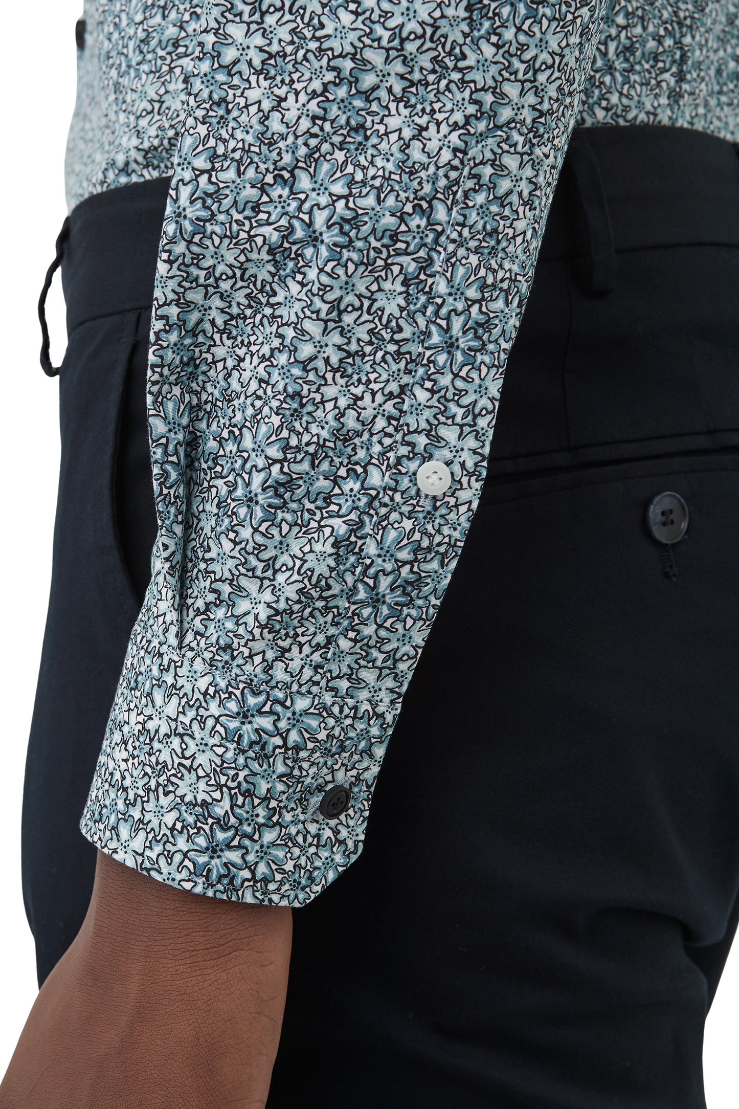 Gibson - Motion Shirt - Mint Floral