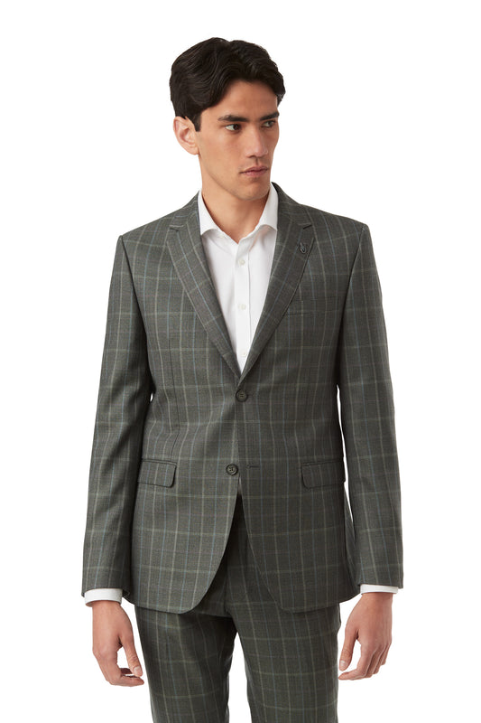 Gibson - Ayden/Caper Suit - Olive Check