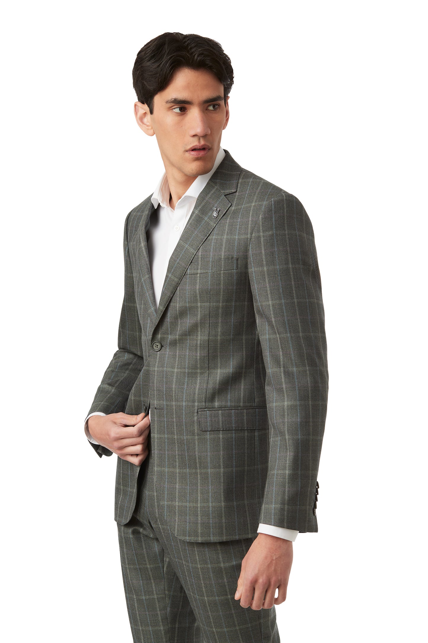 Gibson - Ayden/Caper Suit - Olive Check