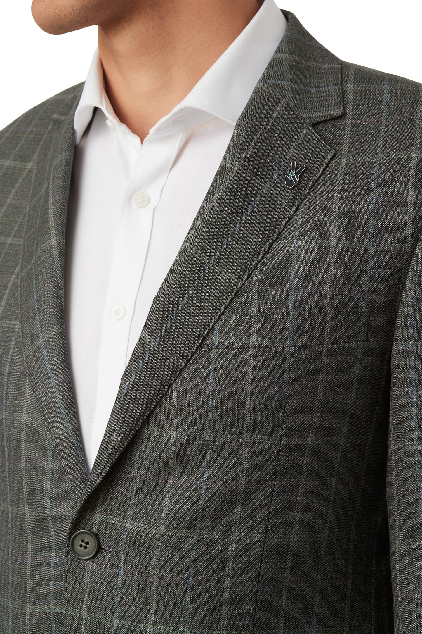Gibson - Ayden/Caper Suit - Olive Check