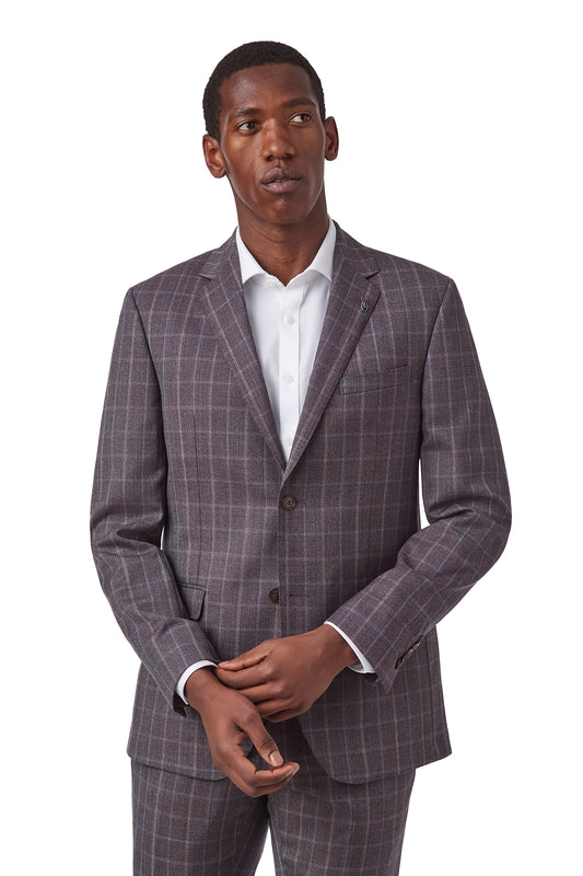 Gibson - Ayden/Caper Suit - Berry Check