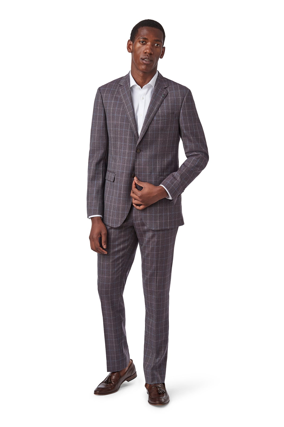 Gibson - Ayden/Caper Suit - Berry Check
