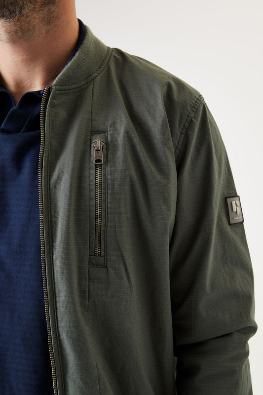 Garcia - Men's Zip Light Jacket - Sage Green