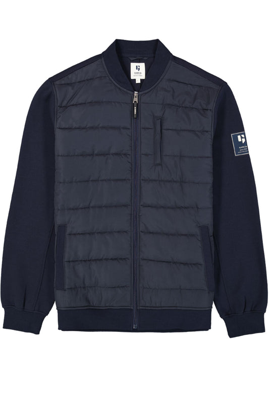 Garcia - Men's Zip Sweat Cardigan - Dark Moon