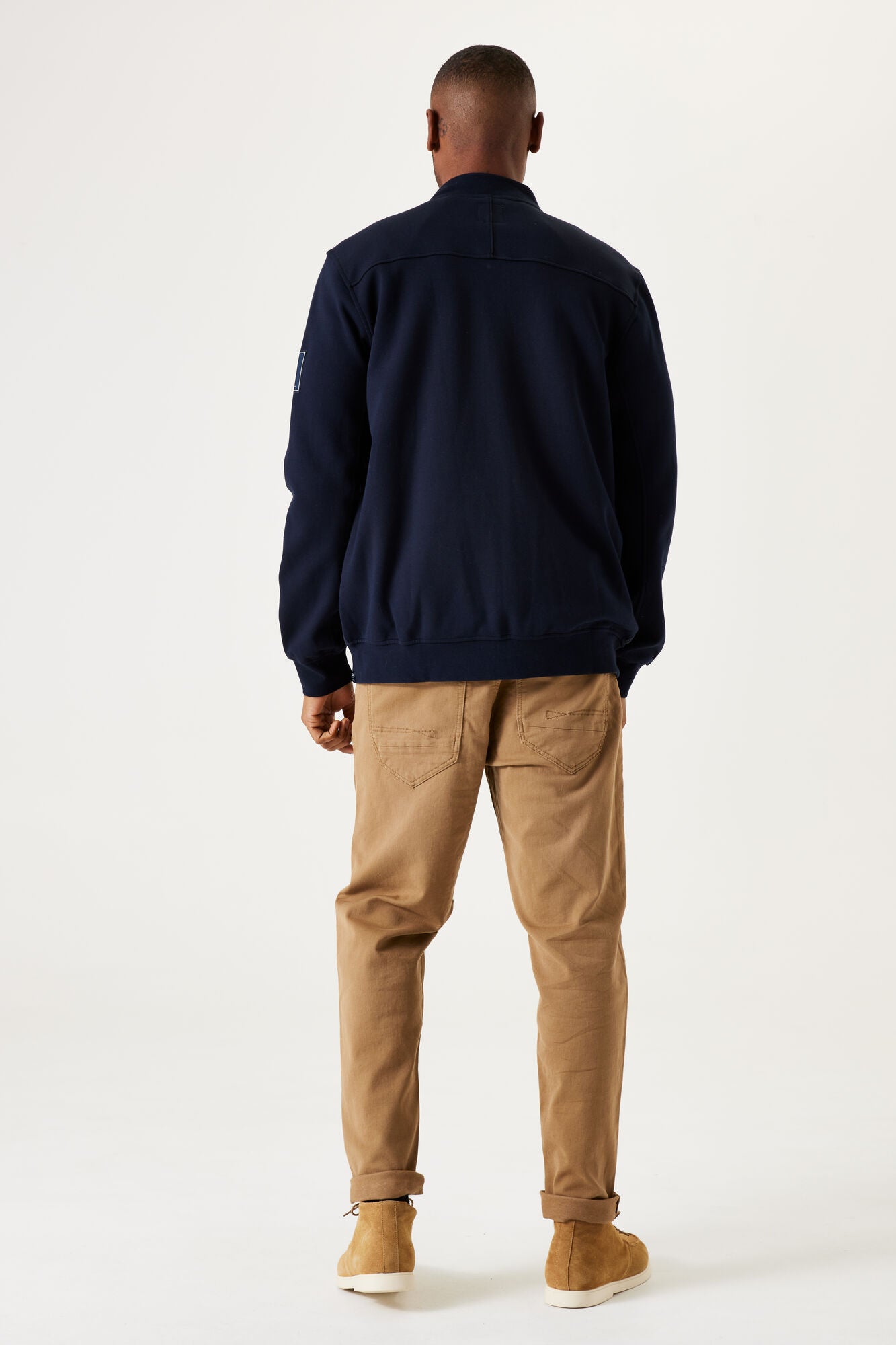 Garcia - Men's Zip Sweat Cardigan - Dark Moon