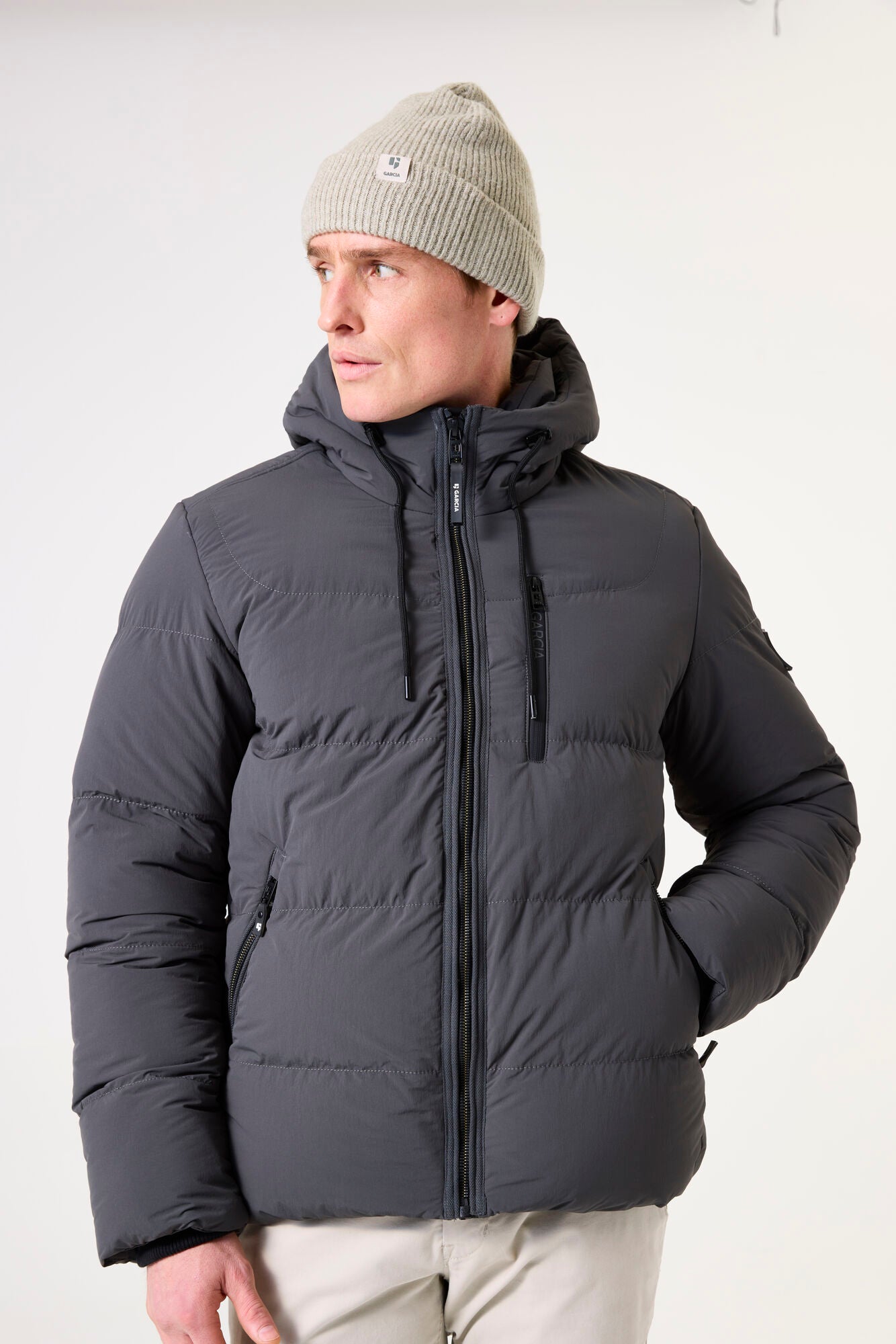 Garcia - Outdoor Jacket - Off White or Dark Grey