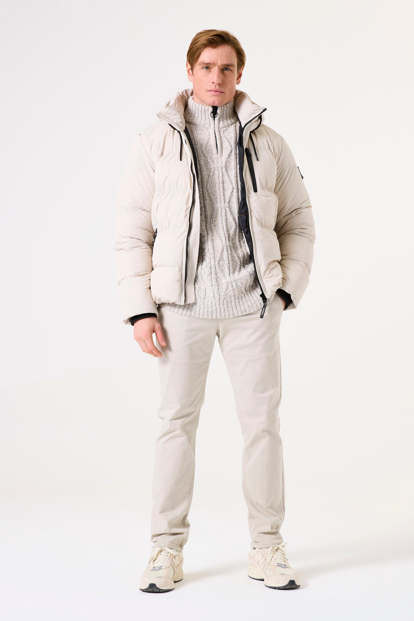 Garcia - Outdoor Jacket - Off White or Dark Grey